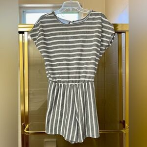 Stylish Striped Knit Romper